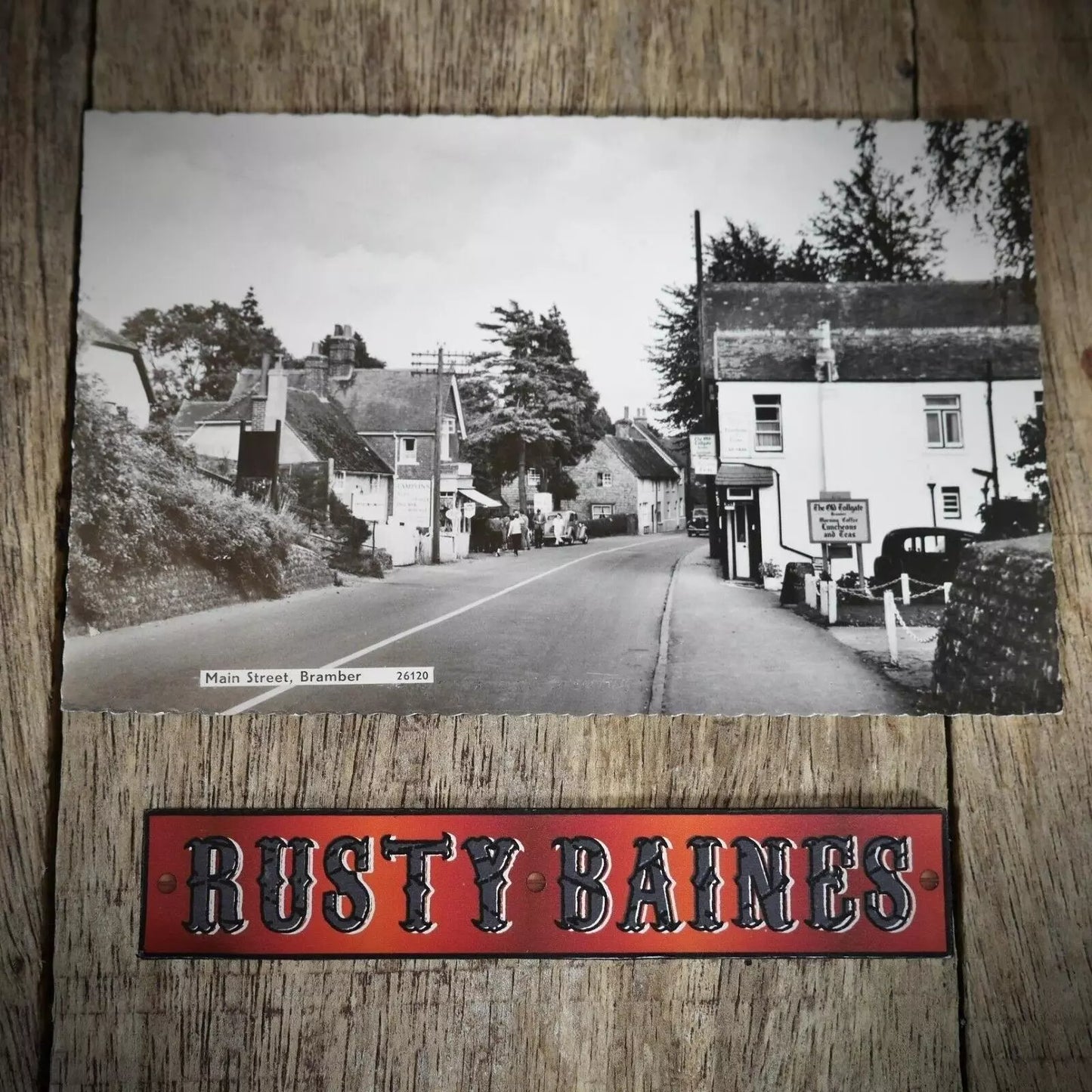 Postcard, Bramber, Main Street, Real Photo