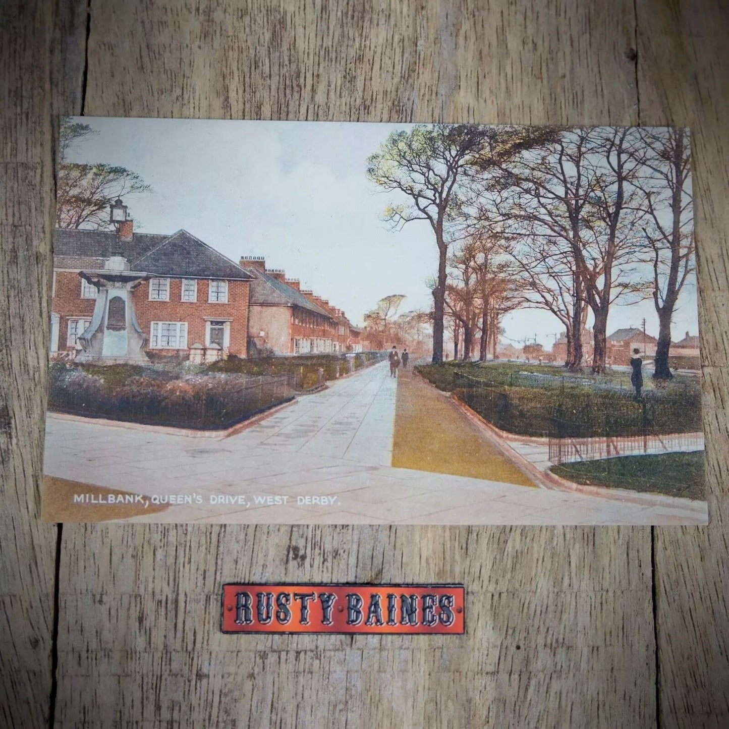 Postcard, Liverpool, West Derby, Millbank, Queen's Drive, Printed