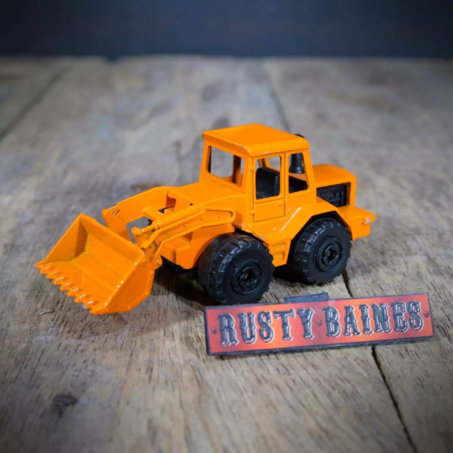 Majorette Bucket Tractor, Orange, Light Playwear, No Box
