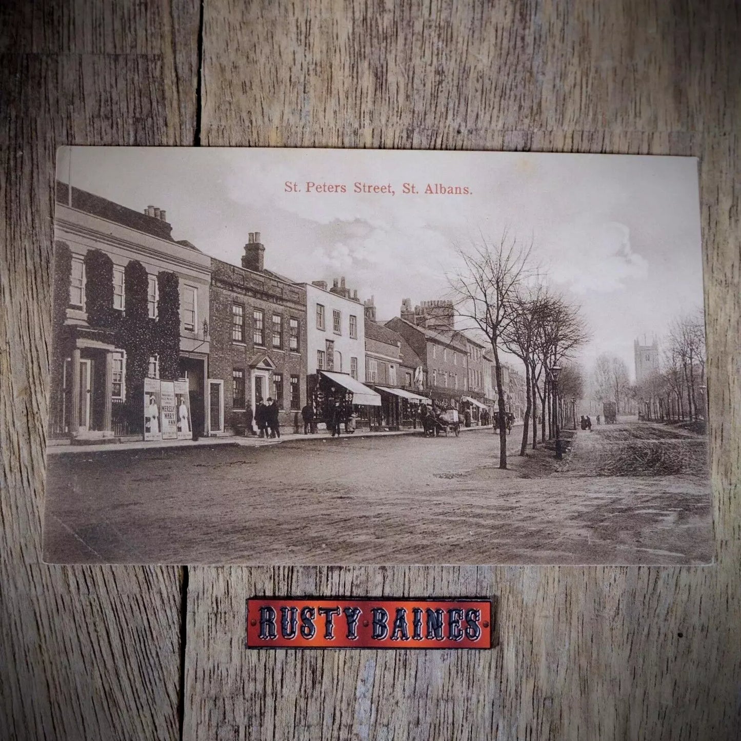Postcard, St Albans, St Peters Street