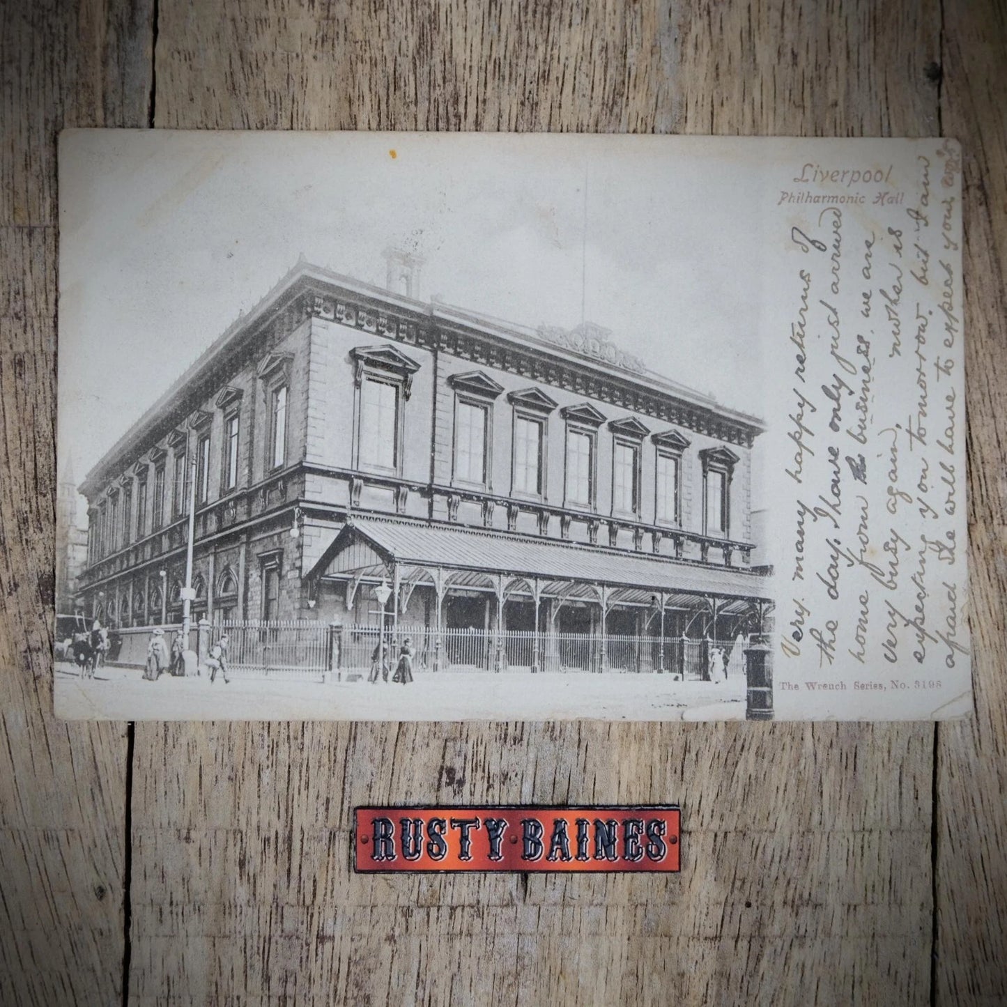 Postcard, Liverpool, Philharmonic Hall, 1903