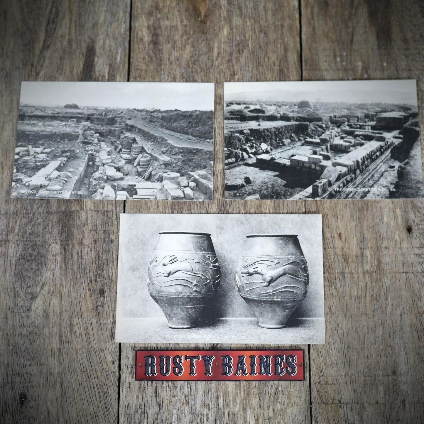 Postcard Bundle, Corbridge Roman Archaeology Interest, Printed