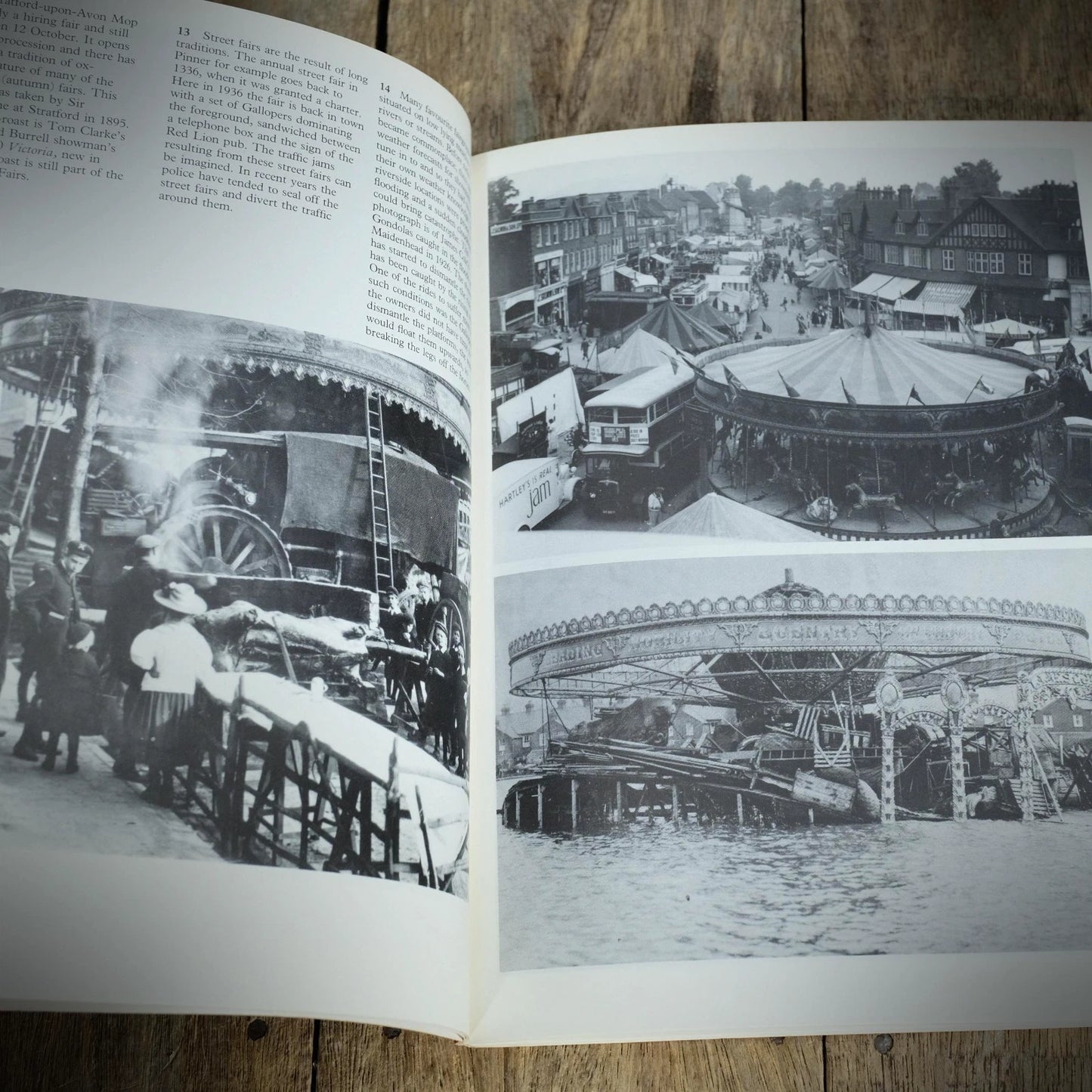 Historic Fairground Scenes, Michael E Ware, 1989 Softcover, Rides, Waggons Etc.