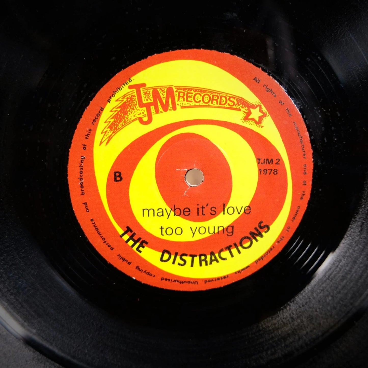 Record 12" Single, The Distractions, You're Not Going Out Dressed Like