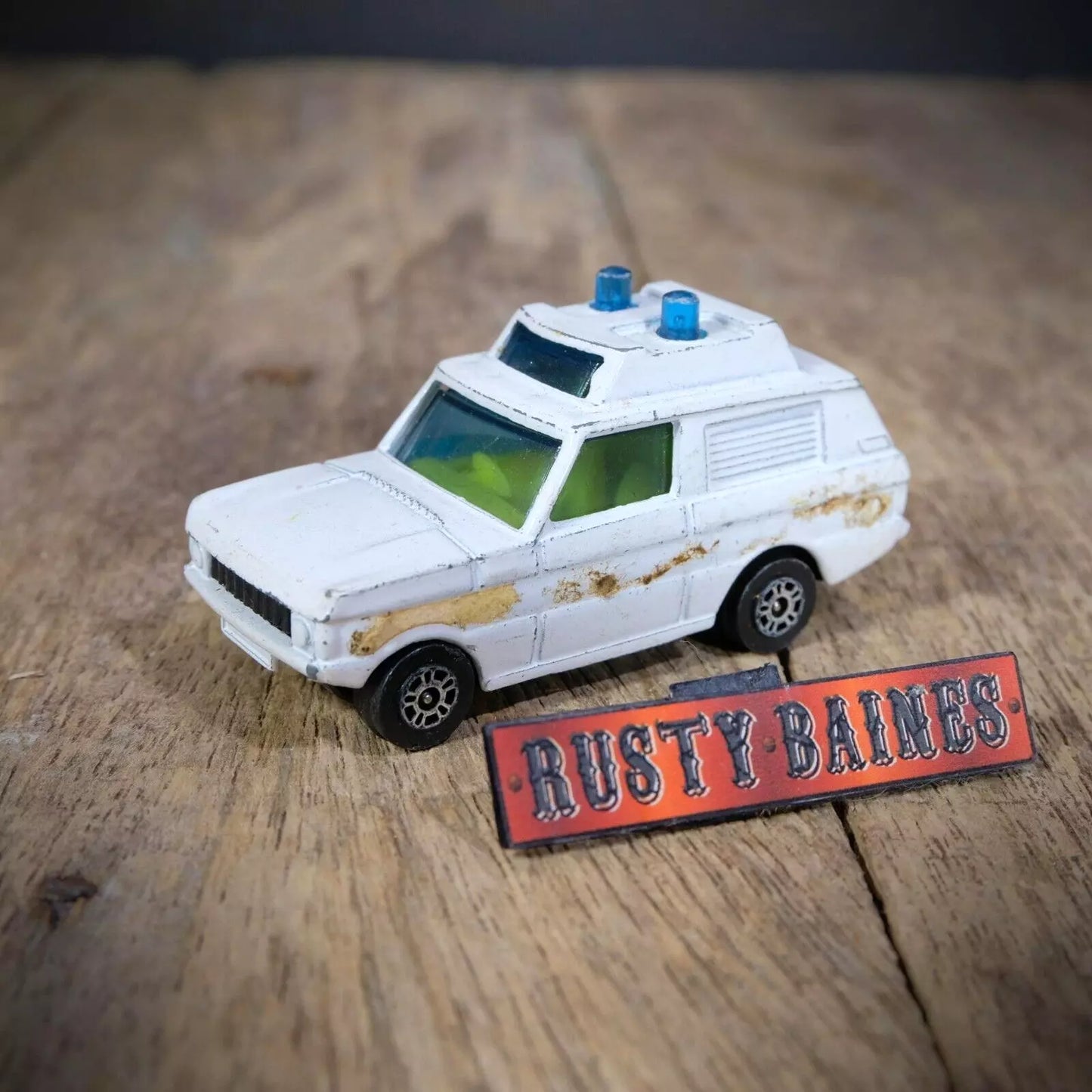 Corgi Juniors Range Rover Classic Police Car, Playworn, No Box