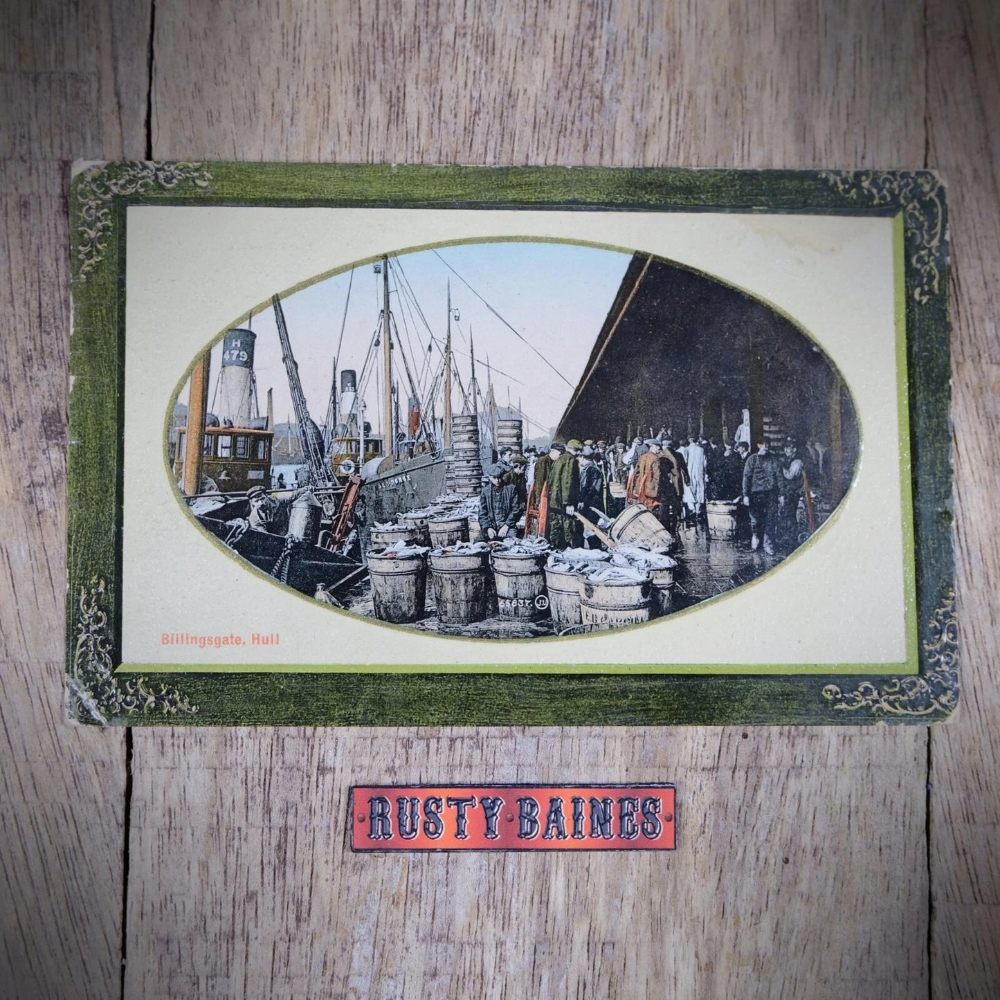Postcard, Hull Billingsgate, Fishing Heritage, Printed