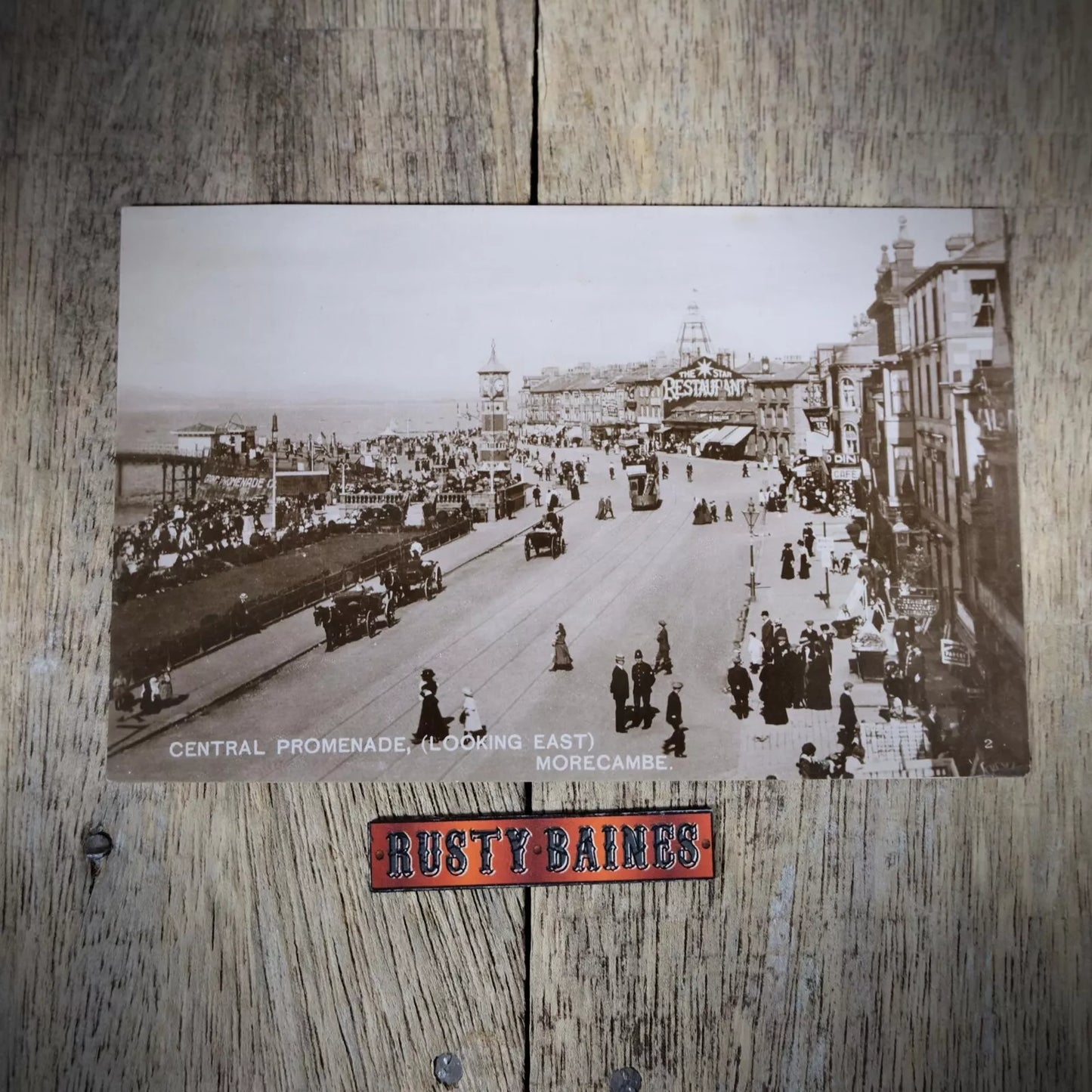 Postcard, Morecambe Promenade, Early 1900s Real Photo