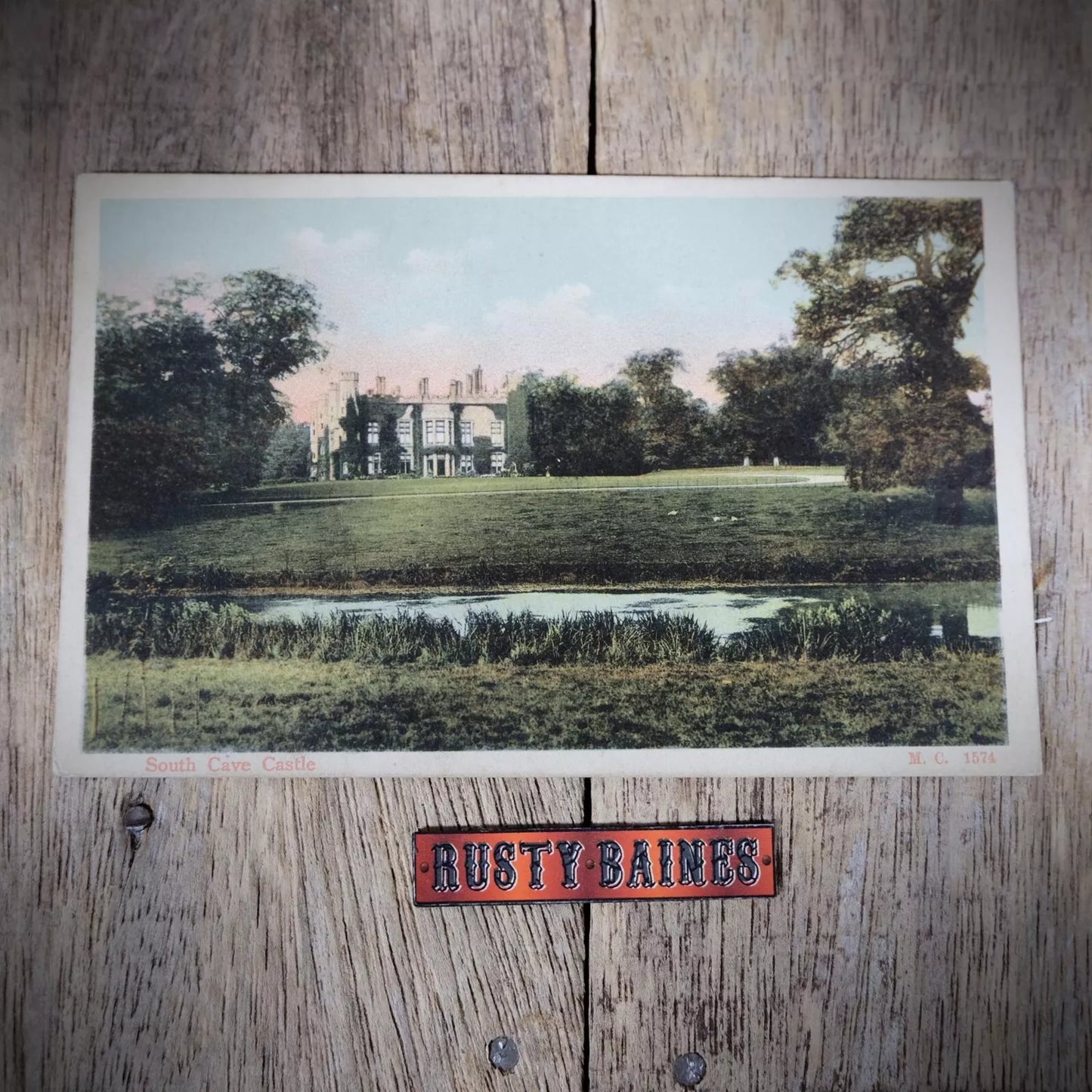 Postcard, South Cave Castle nr Hull, Peacock Brand