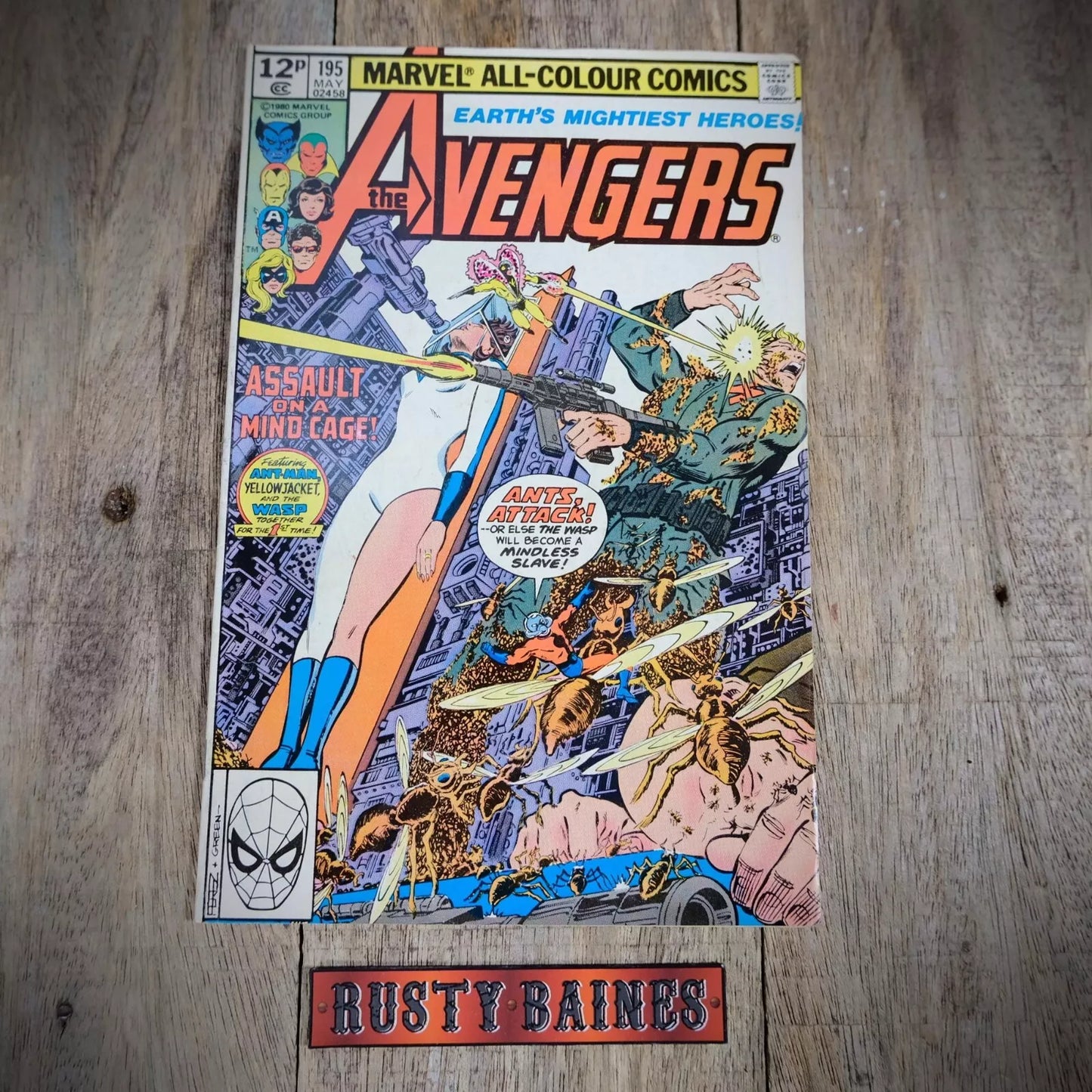 Marvel Comic, The Avengers #195 1980