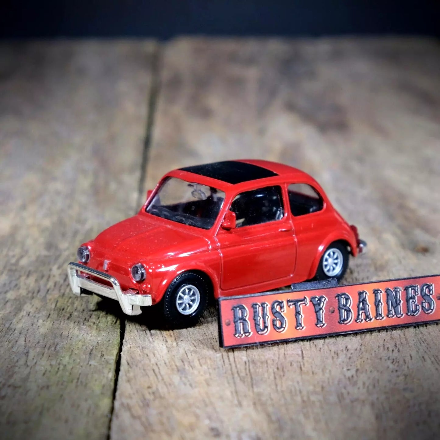 Mondo Motors Fiat 500 Classic Car, Red, No Box