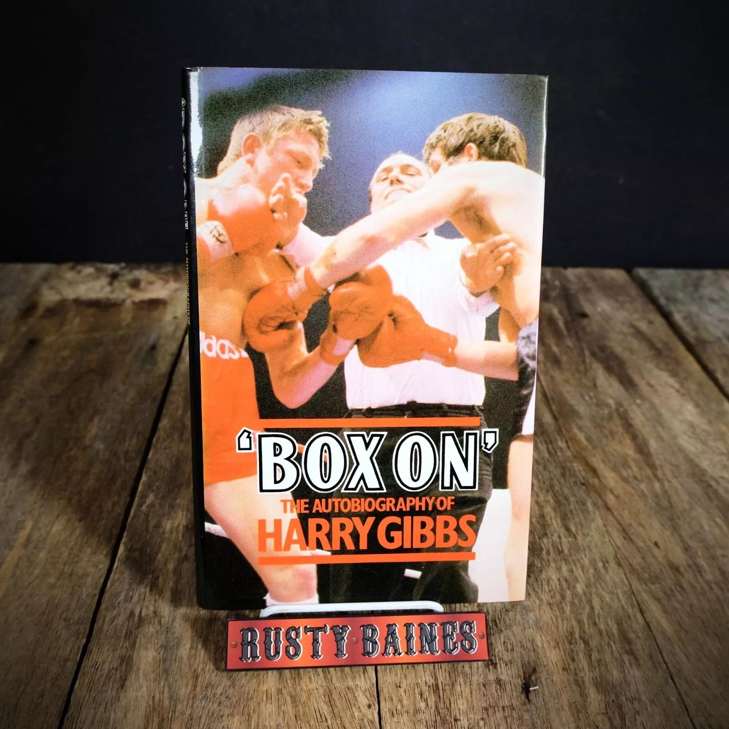 Box On, Harry Gibbs Autobiography, Boxing, 1981 Hardcover