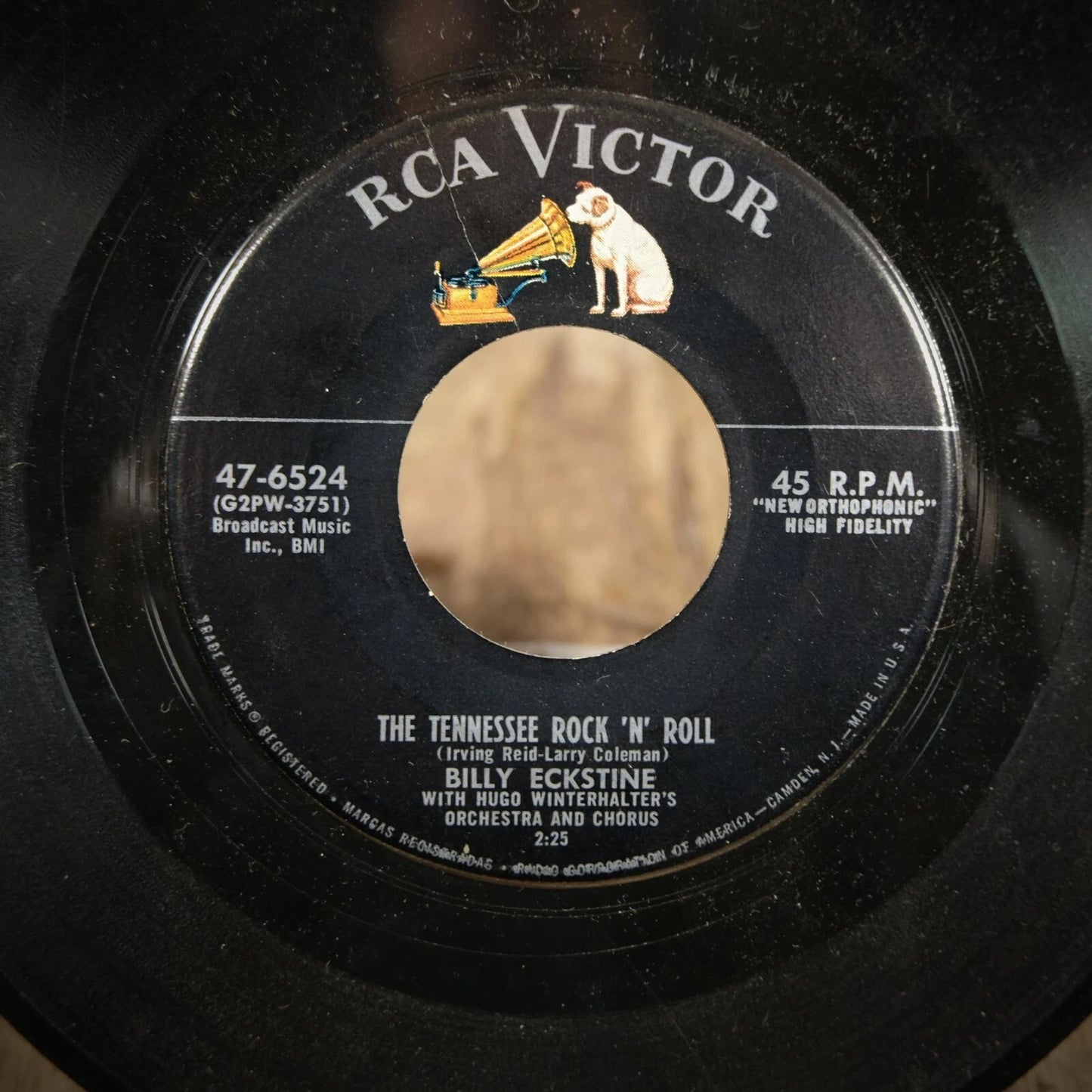 Record 7" Single, Billy Eckstine, The Tennessee Rock N Roll, Condemned for Life