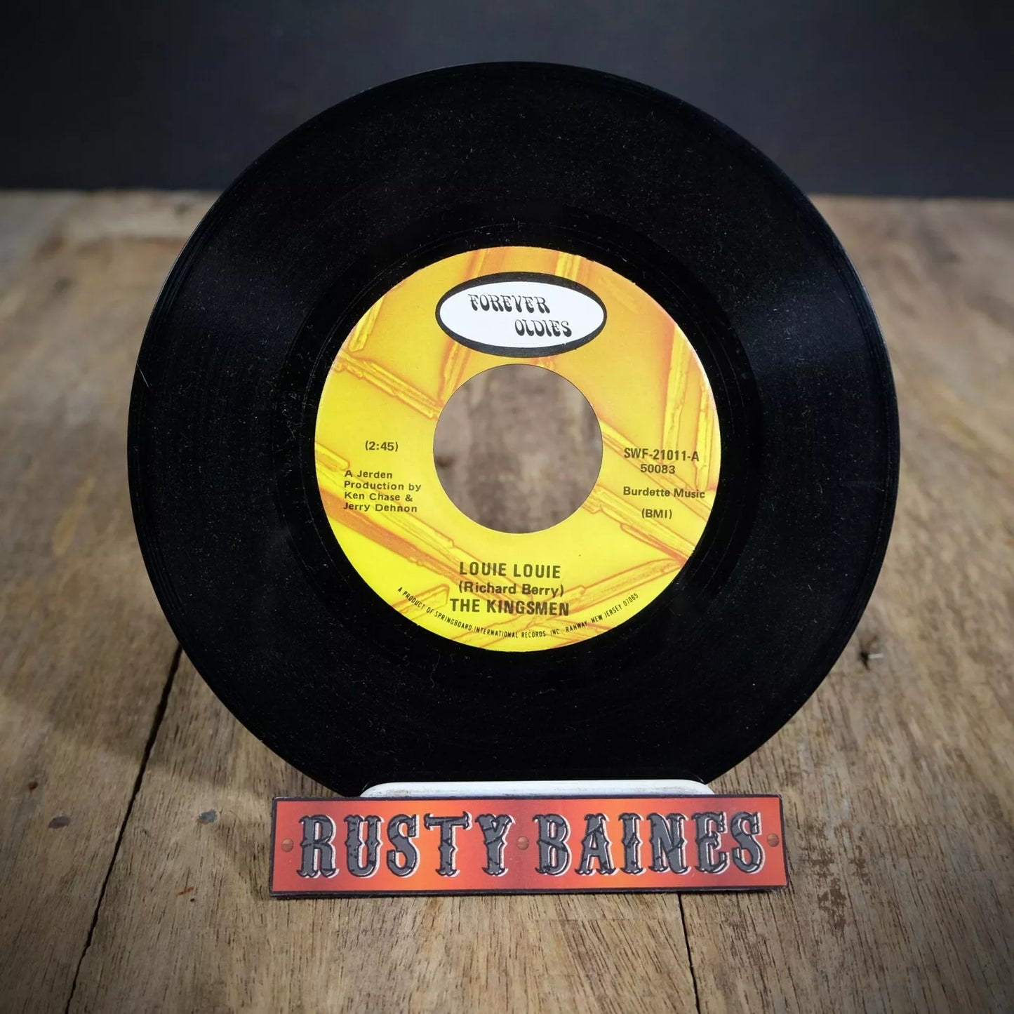 Record 7" Single, The Kingsmen, Louie Louie