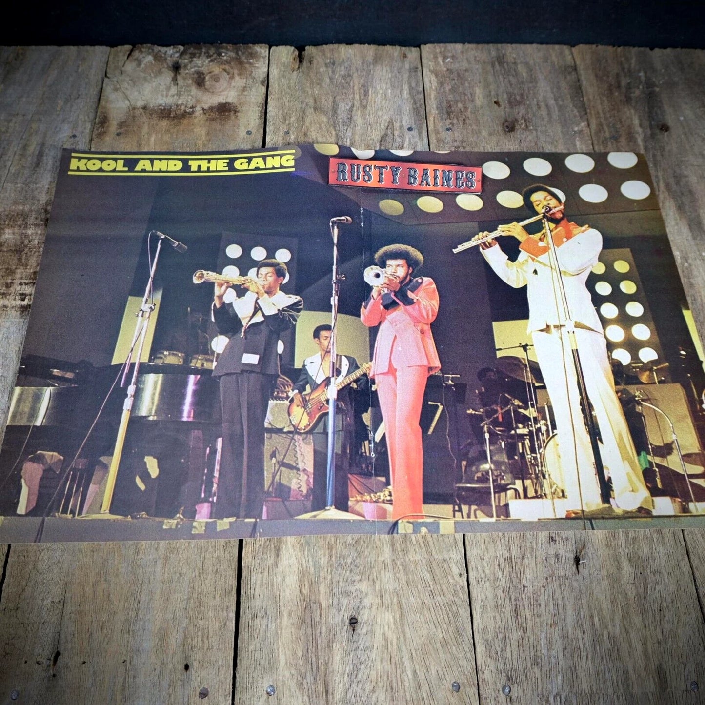 Vintage Kool and the Gang Poster, Ex-Magazine Issue
