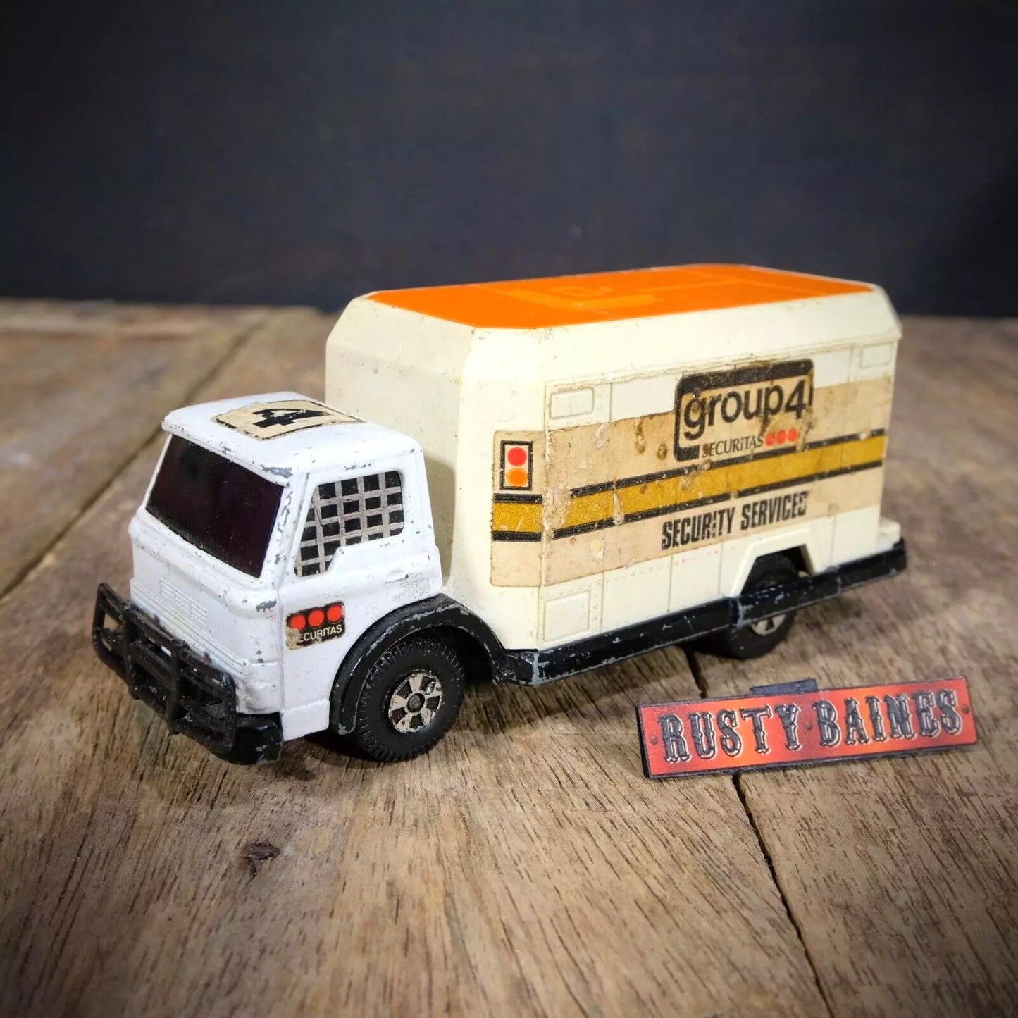 Matchbox Superkings K-19 Security Truck, Playworn, No Box