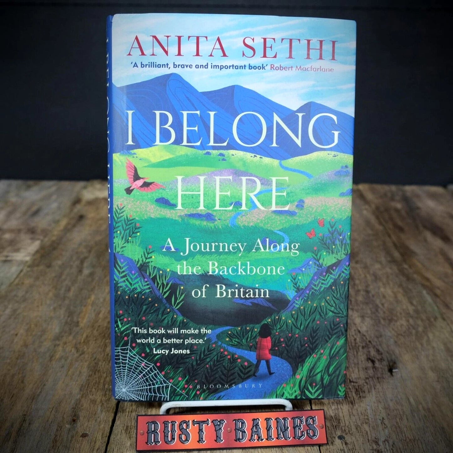 I Belong Here, Anita Sethi, Signed Bookplate, Hardcover 2021, Pennine Walking
