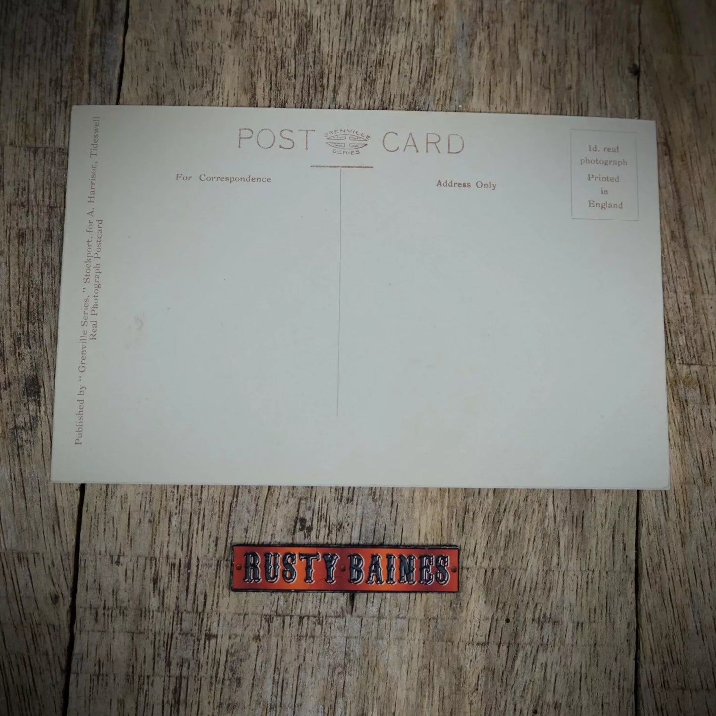 Postcard, Great Hucklow, Derbyshire, On the Tor, Real Photo