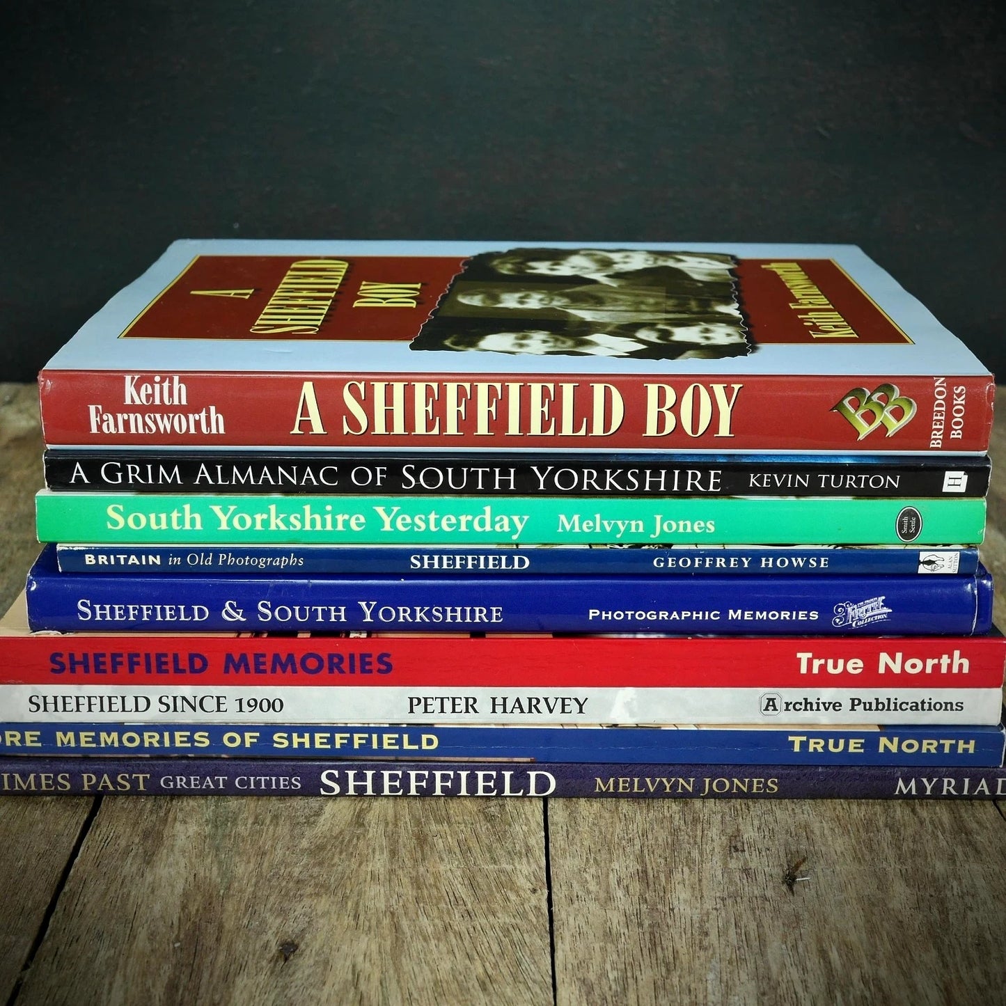 Sheffield Local History Books Bundle x9 Memories, Crime, Historical Photographs