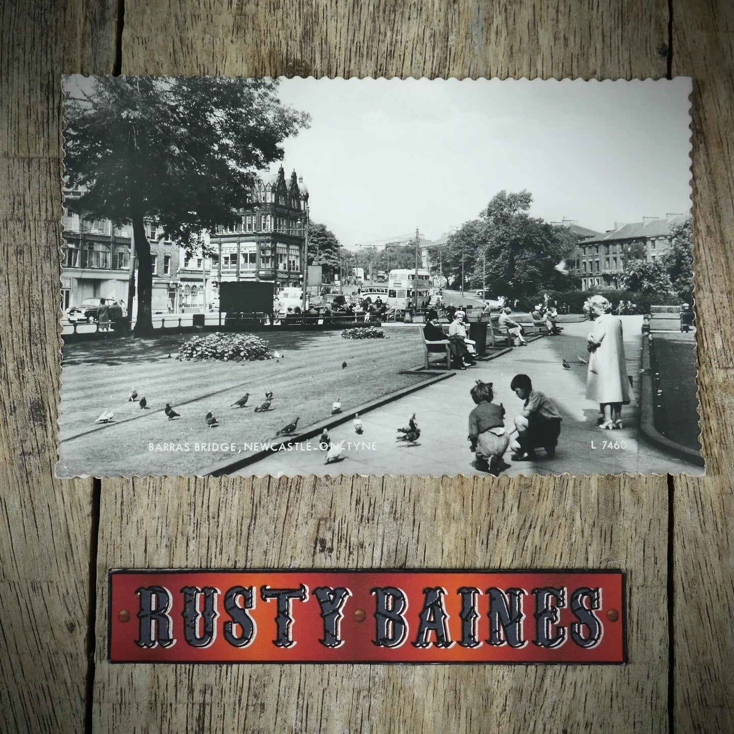 Postcard, Barras Bridge, Newcastle, Mid Century Real Photo