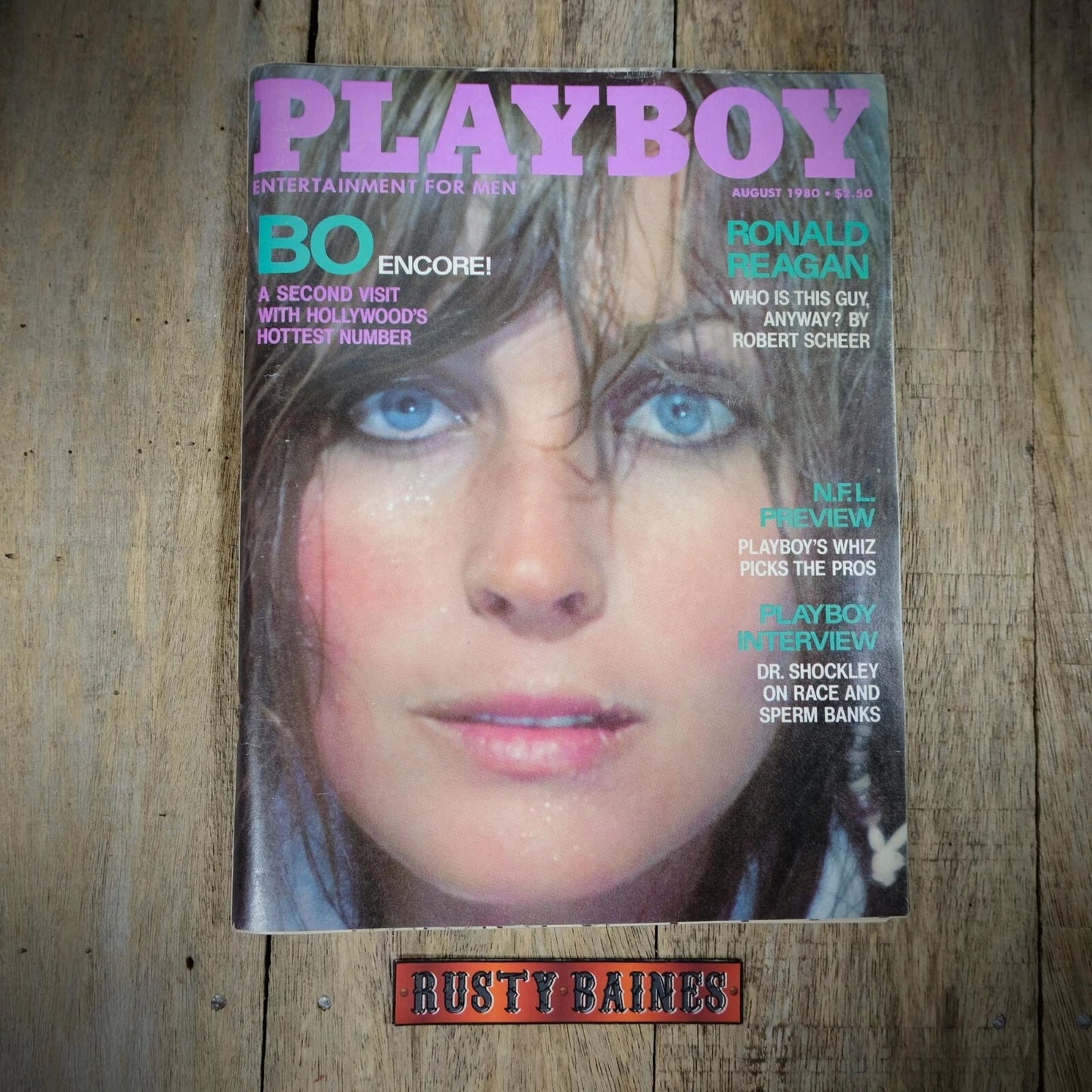 Vintage Playboy Magazine 1980 August