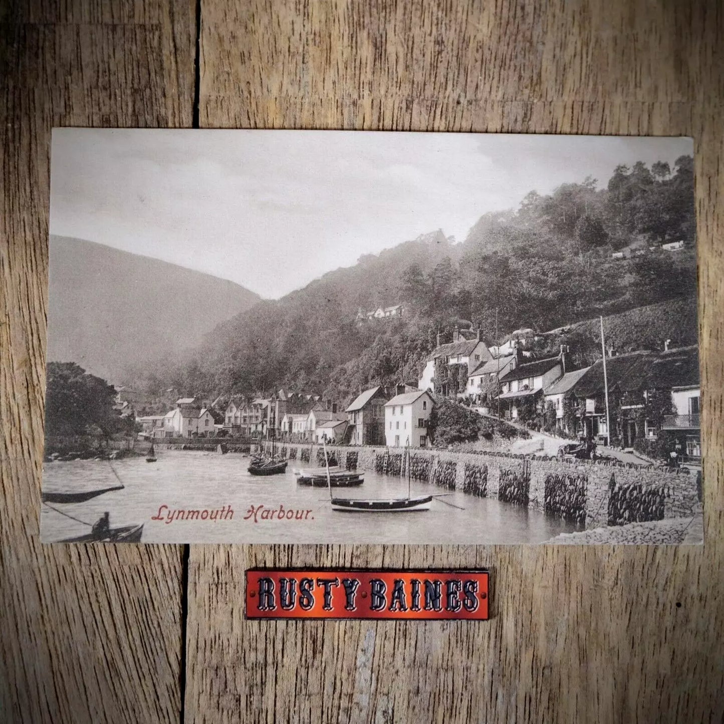 Postcard, Lynmouth Harbour, Early 1900s