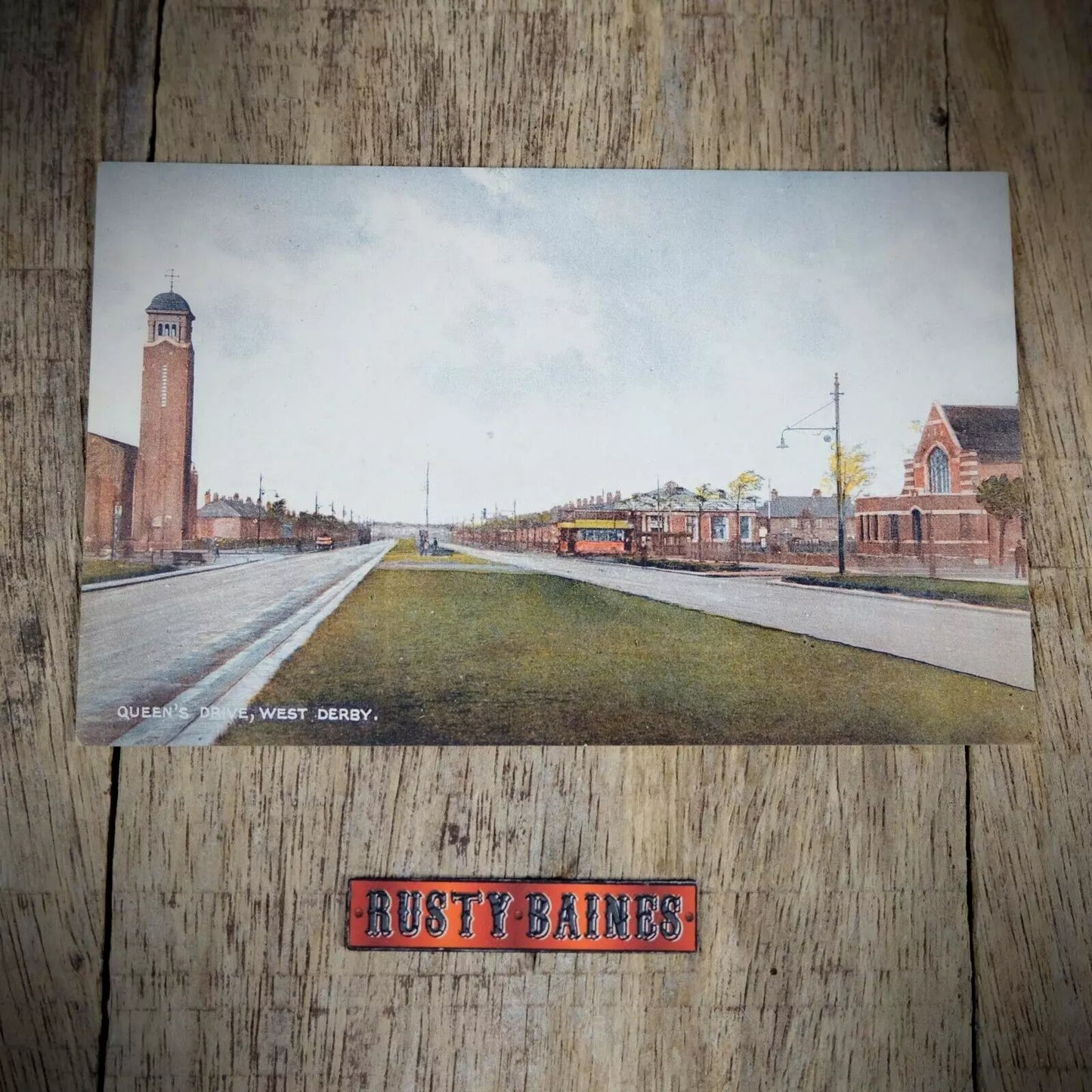 Postcard, Liverpool, West Derby Queen's Drive, Printed