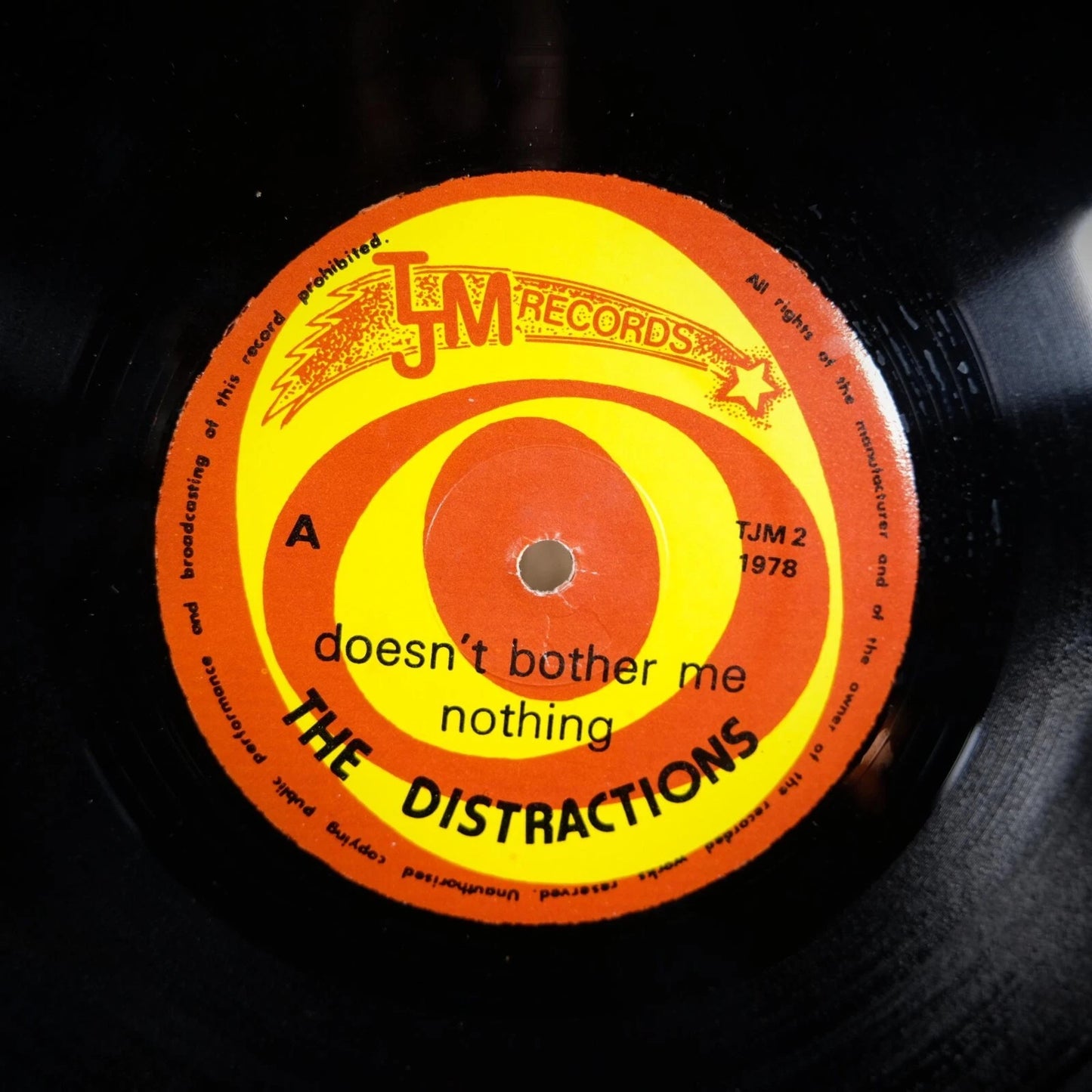 Record 12" Single, The Distractions, You're Not Going Out Dressed Like
