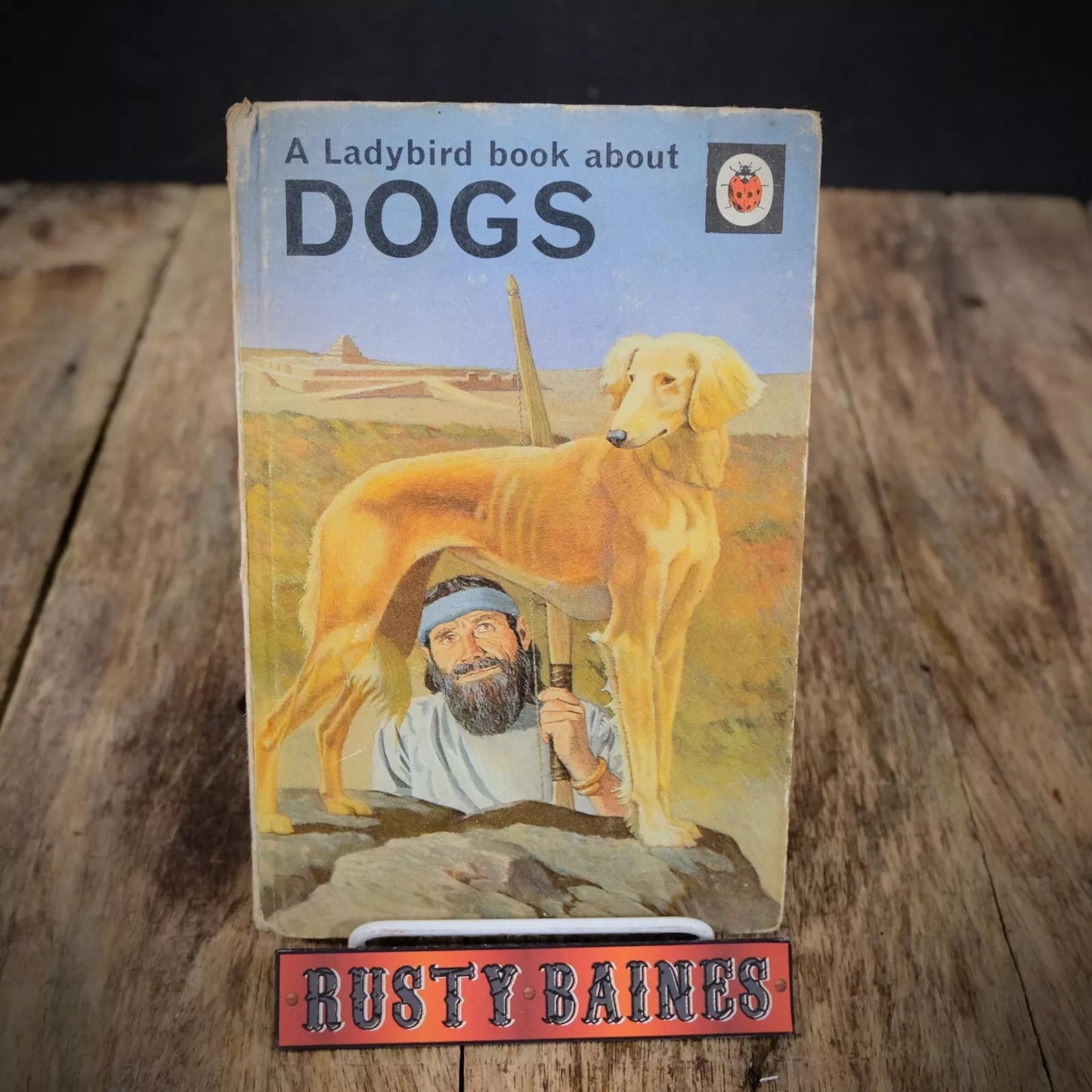 Vintage Ladybird Book, Dogs, Matt, 15p Revised Sticker