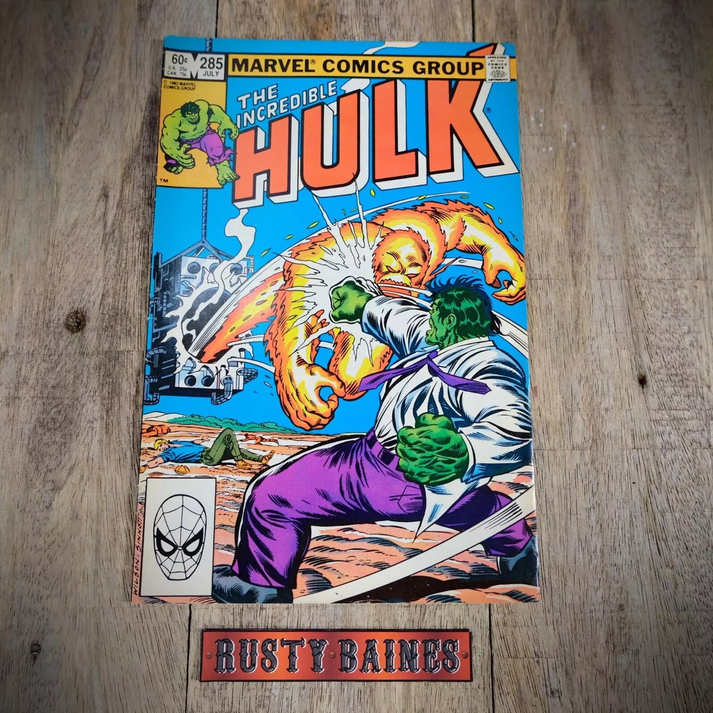 Marvel Comic, The Incredible Hulk #285 1983