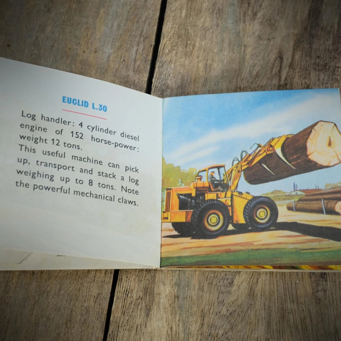 Vintage Children's Mini-Book, Collins Orbit, Machines, Plant Machinery