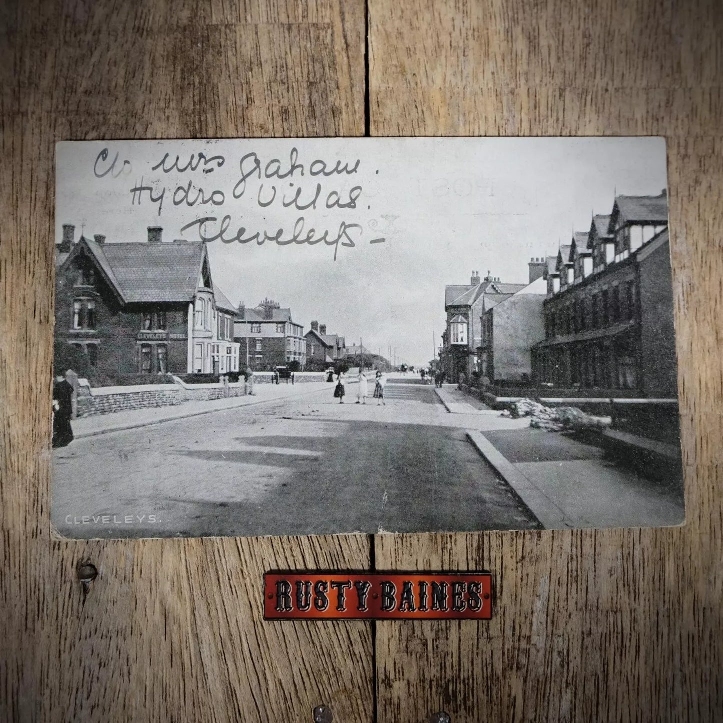 Postcard, Cleveleys, Hydro Villas & Hotel, 1915, Printed