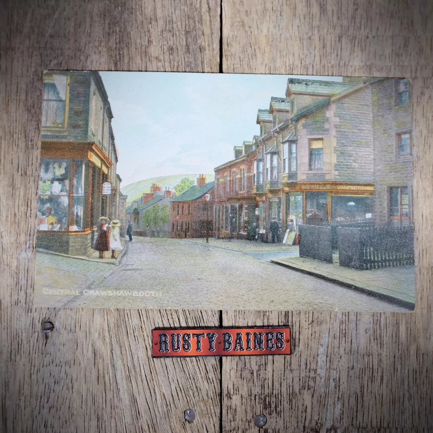 Postcard, Crawshawbooth Village, Printed