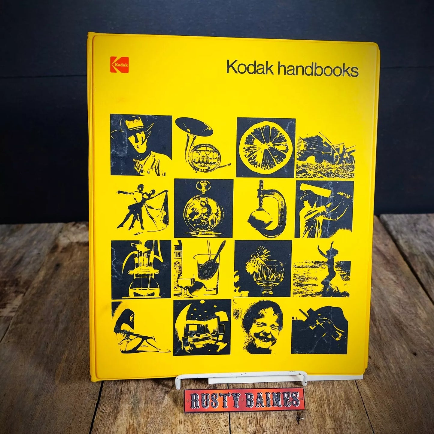 Vintage Kodak Film Handbooks in Folder, Slides, Negatives, Pro Photographers