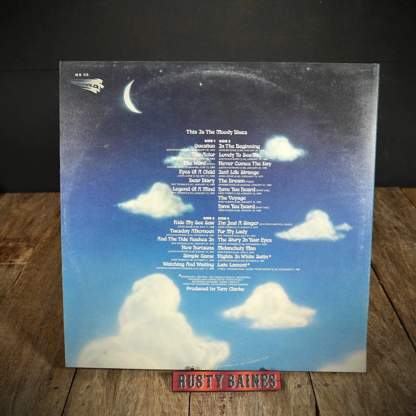 Record LP Album, This is the Moody Blues, 1974