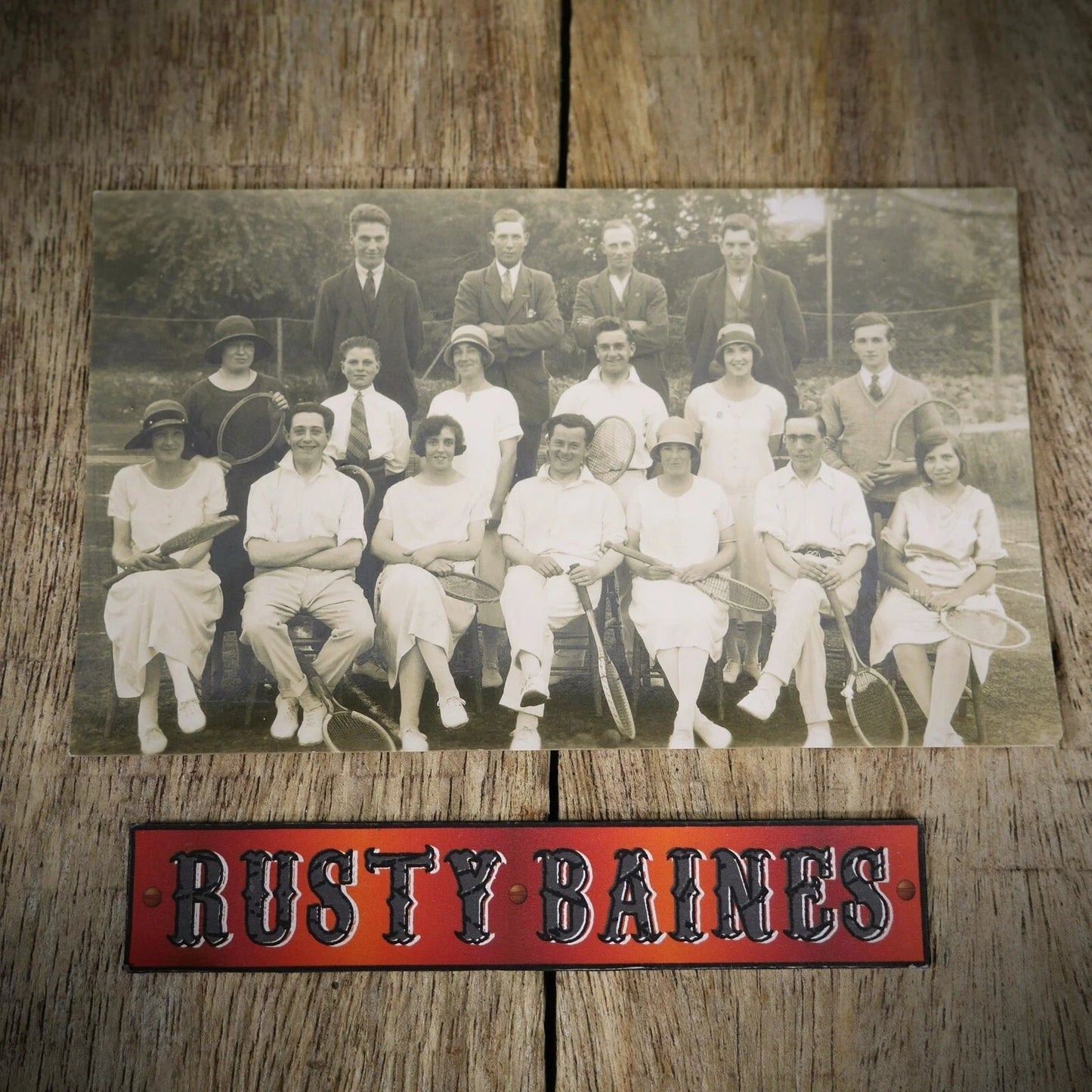 Postcard, Tennis Interest, Felixstowe Team? 1920's Era, Real Photo