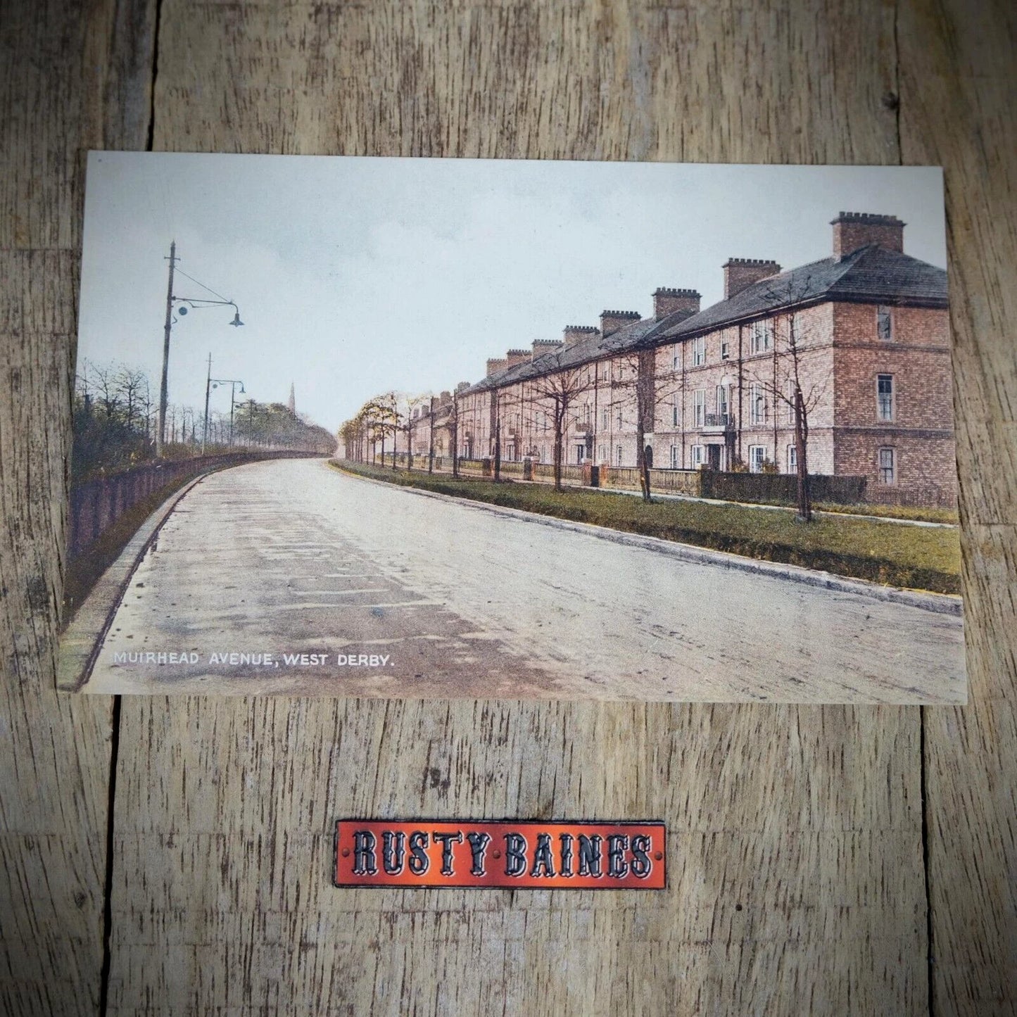 Postcard, Liverpool, West Derby, Muirhead Avenue, Printed