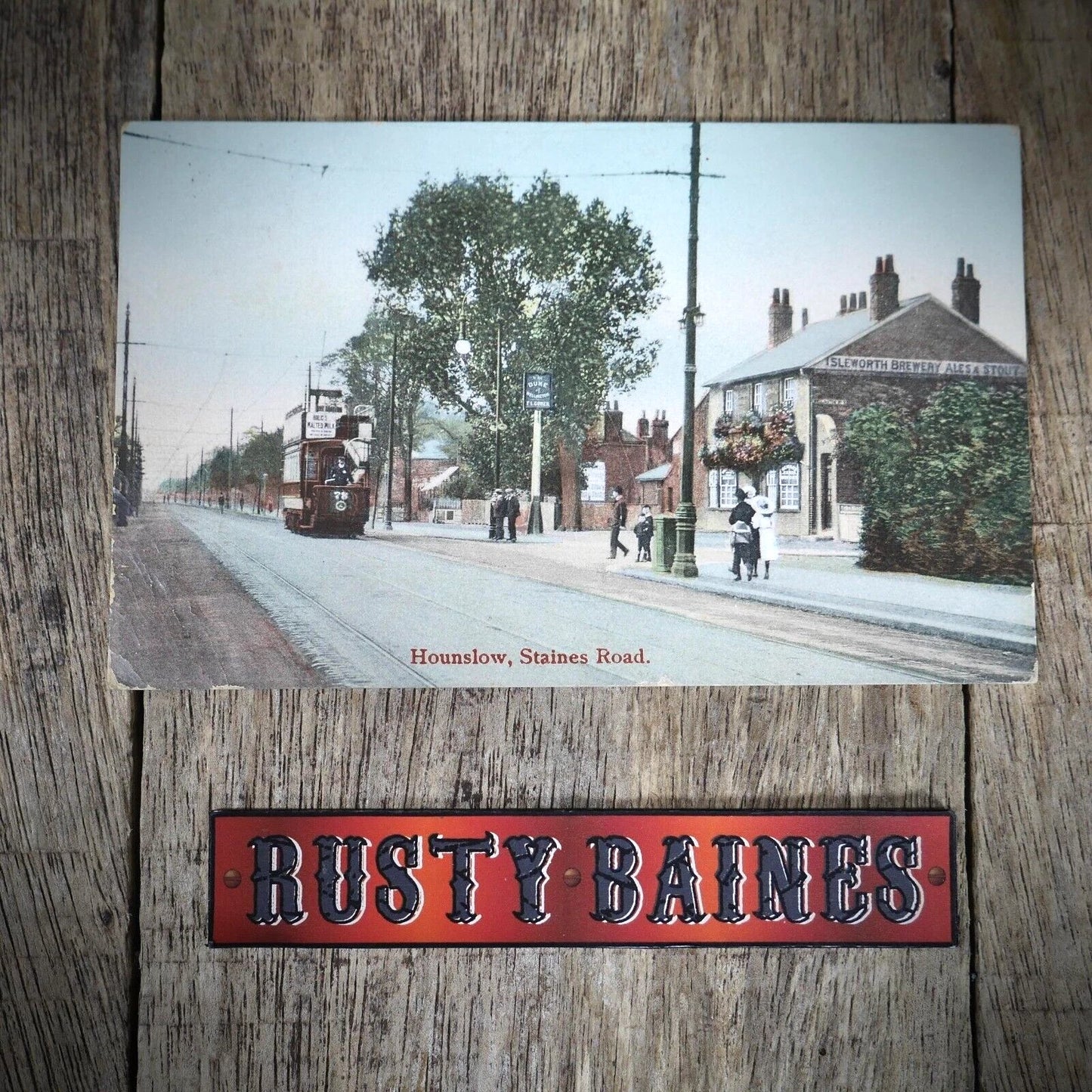 Postcard, Hounslow, Staines Road, Printed