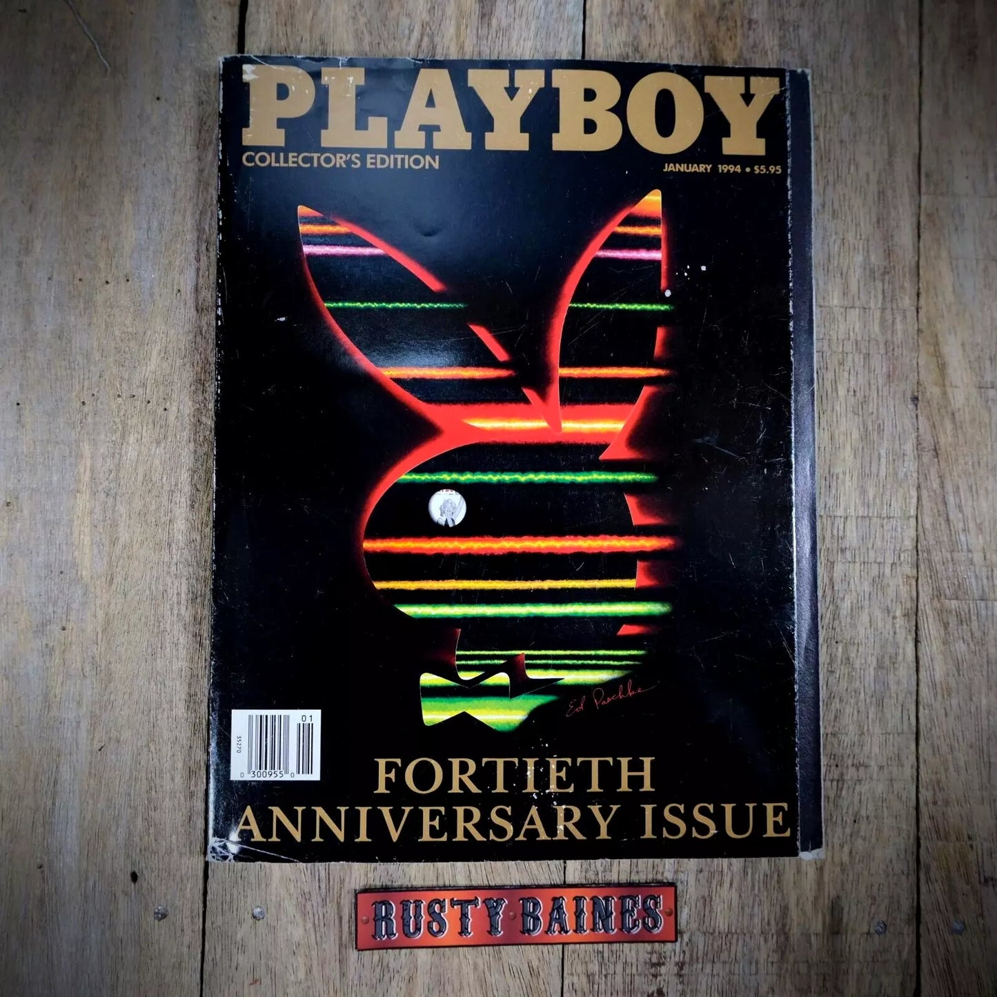 Playboy Magazine 1994 January - Fortieth Anniversary Issue