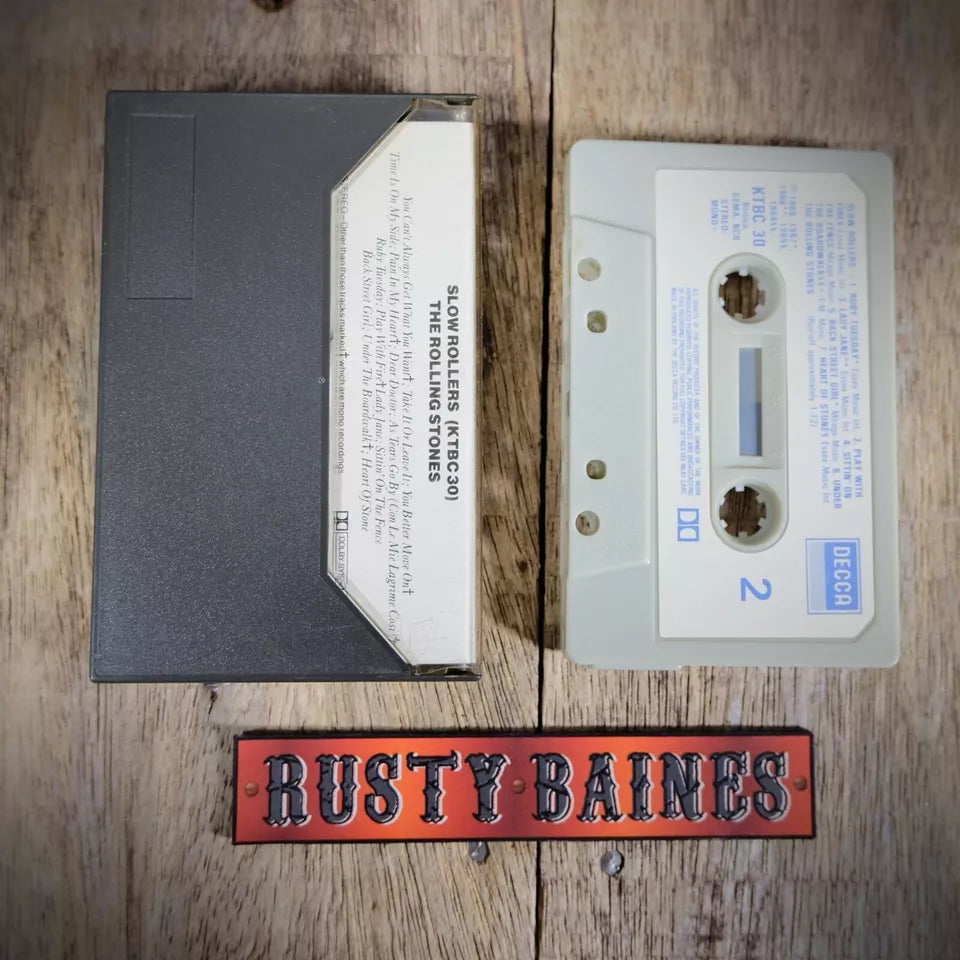 Cassette Tape, The Rolling Stones, Slow Rollers