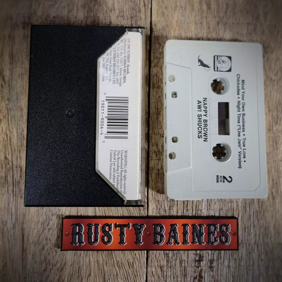 Cassette Tape, Nappy Brown, Aw! Shucks