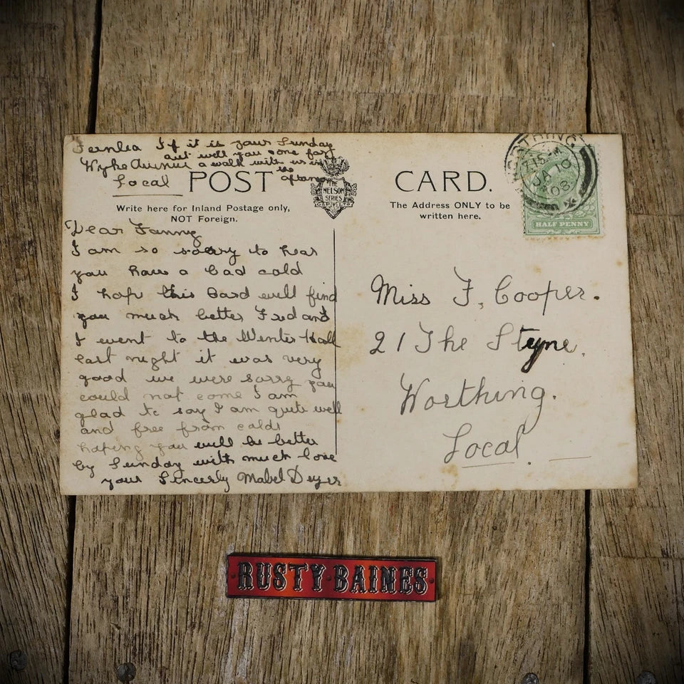 Postcard, Drum Horse of the Royal Horse Guards 1908