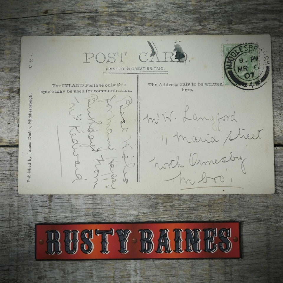 Postcard, Middlesborough Dorman Museum, 1907, Printed
