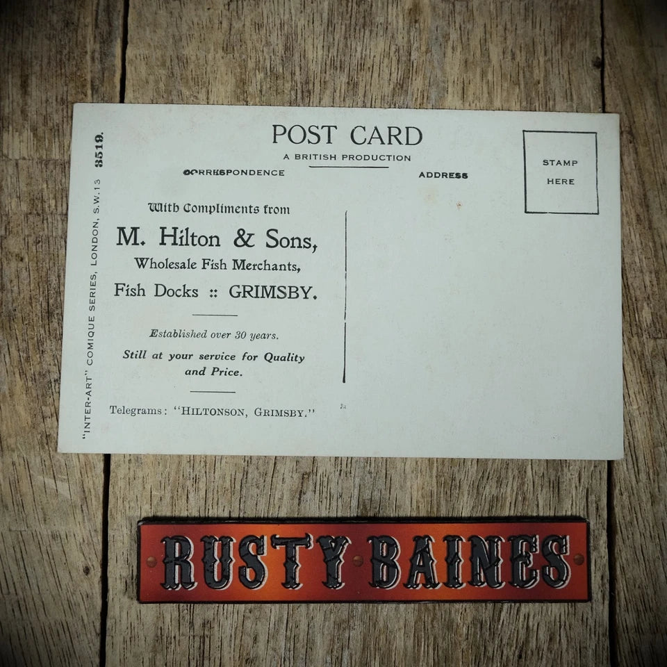 Postcard, Comic, Donald McGill, Small Business Owner Struggle