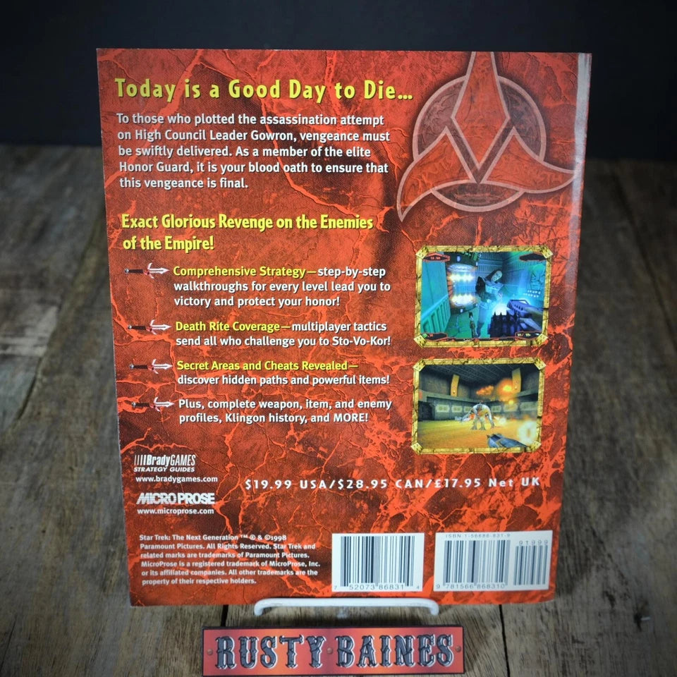 Star Trek Klingon Honor Guard Strategy PC Video Game Guide, Softcover