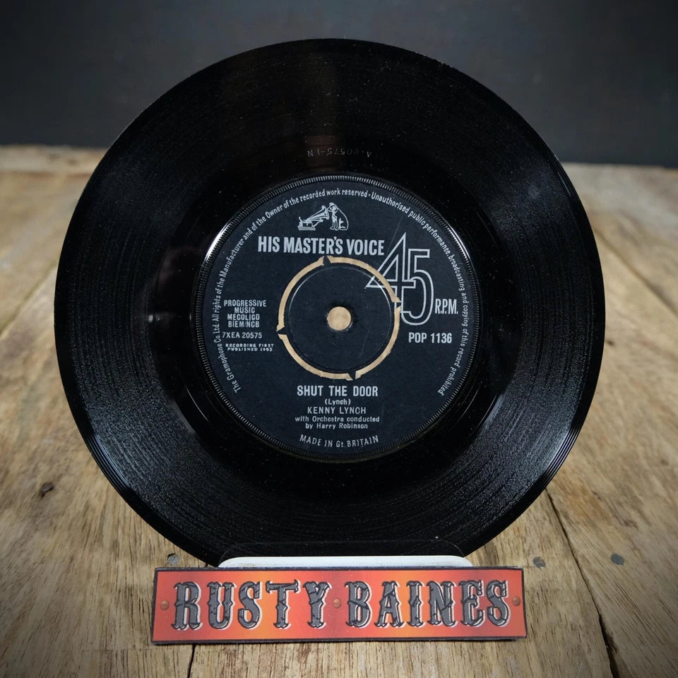 Record 7" Single, Kenny Lynch, Misery/Shut the Door