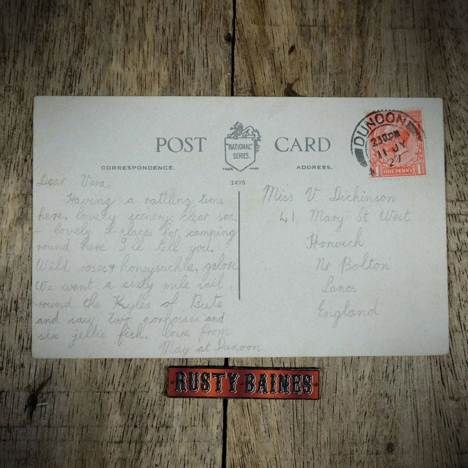 Postcard, Comic/Humour, Chubby Woman Basking in the Sun, Bathing