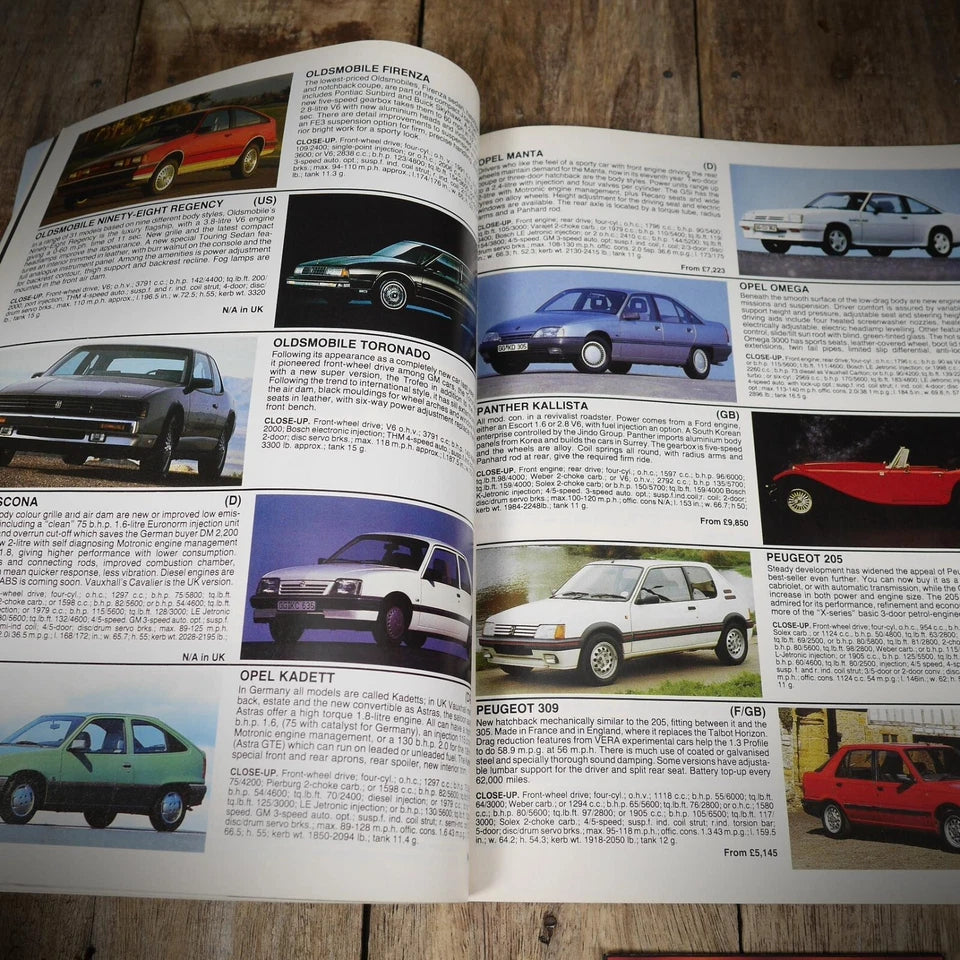 Vintage Back Issue Magazine Daily Express World Car Guide 1987