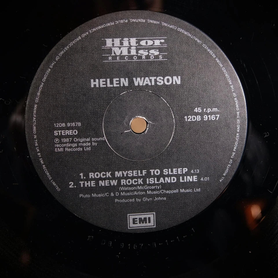 Record 12" Single, Helen Watson, When You Love Me I Get Lazy