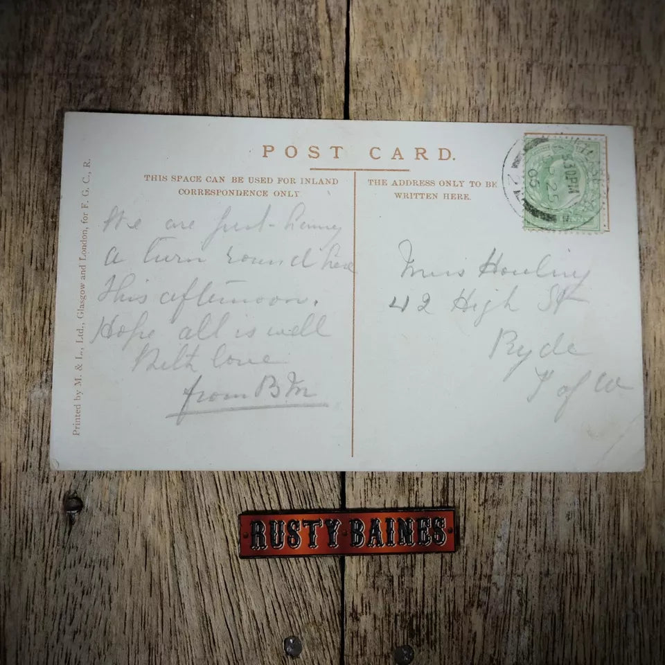 Postcard, Mortlake, The Green, 1906