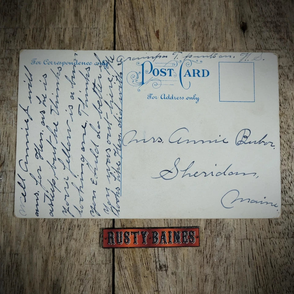 Postcard, Early Motoring Car Humour, Lady Flashing Legs